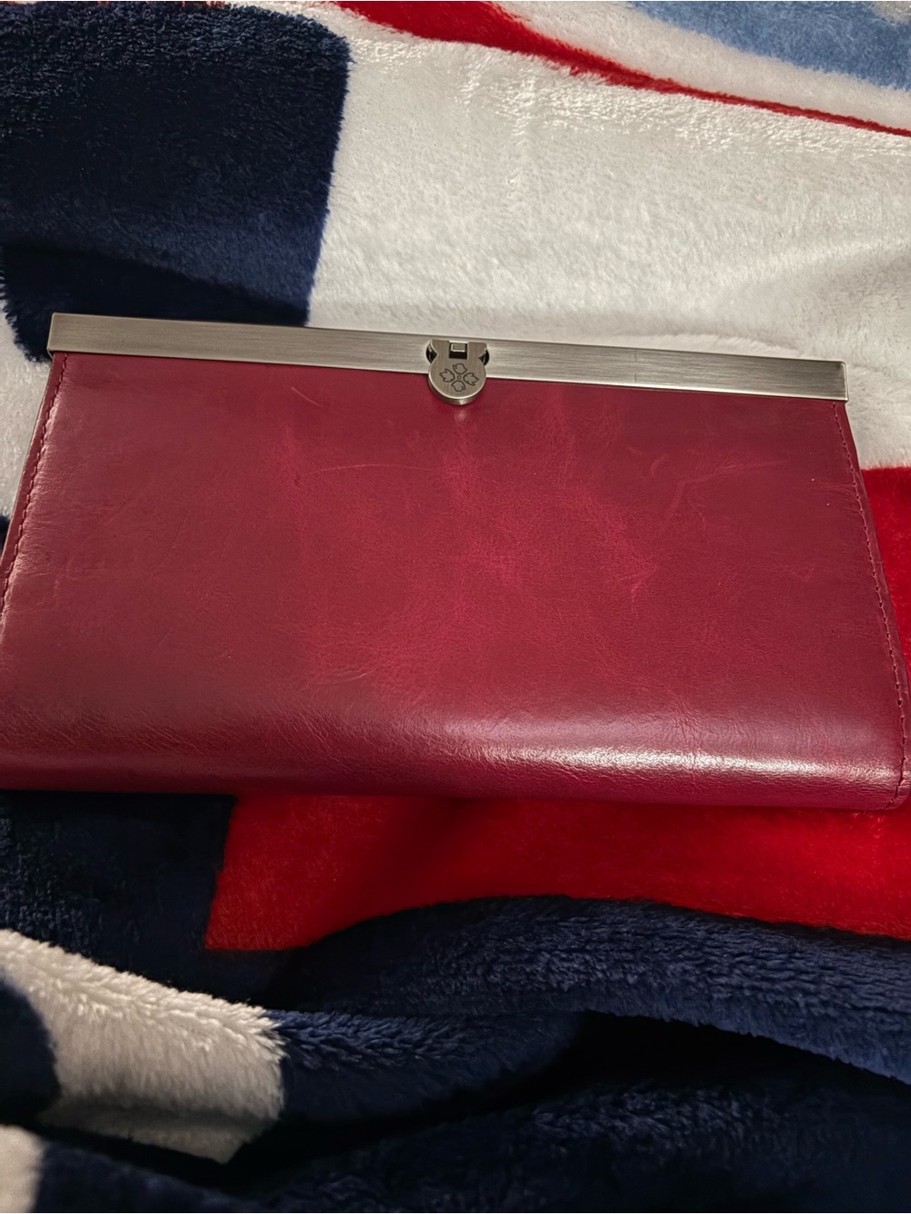 Patricia Nash Burgundy Leather Wallet